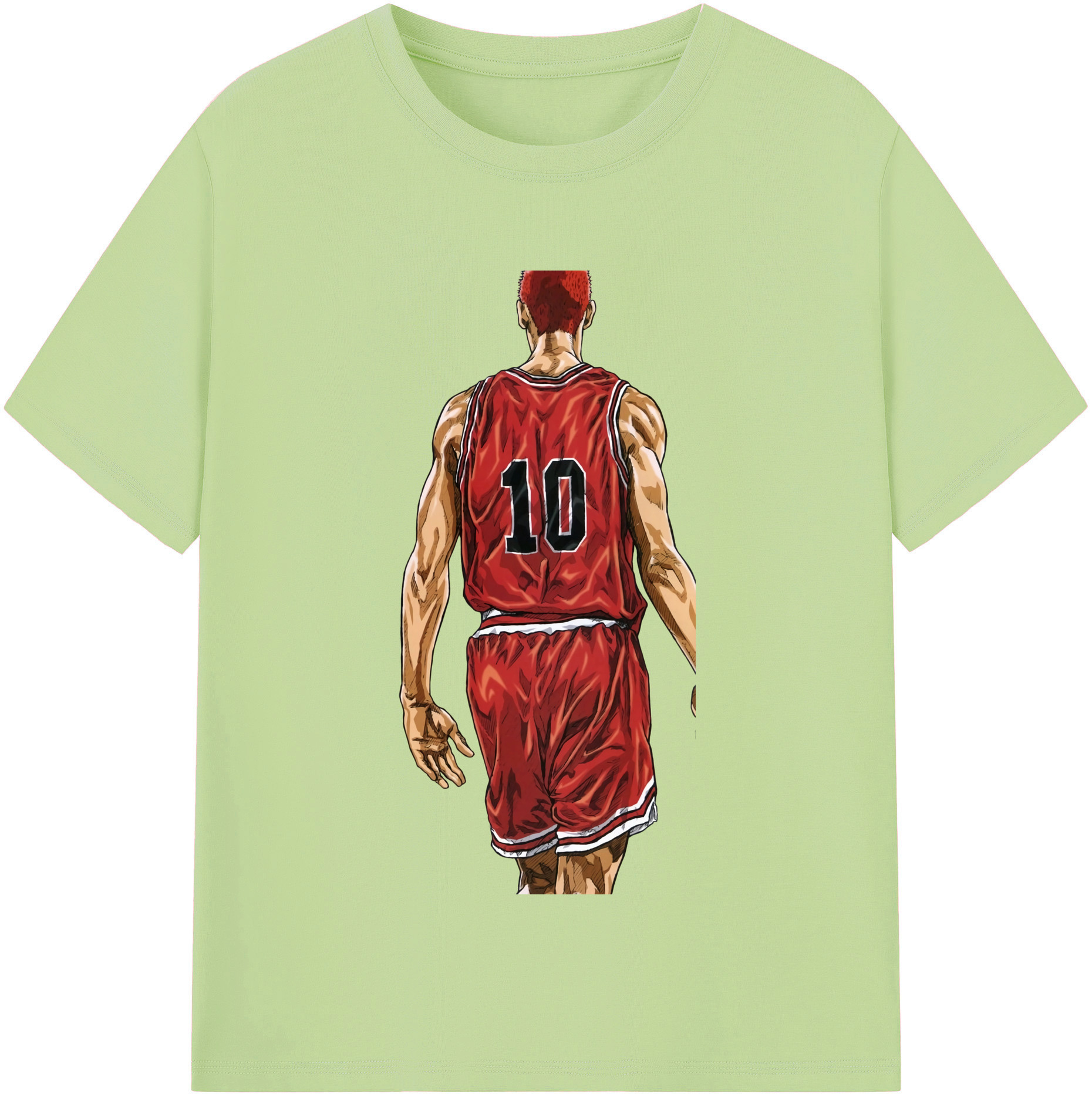 SLAM DUNK／スラムダンク 綿100％半袖Tシャツ（フロントプリント）